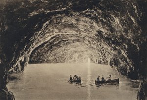 Napoli: Capri, Blue Grotto (s/h foto)