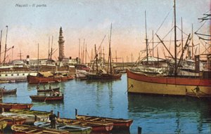 Napoli, Italien, Havnen af Italian Photographer