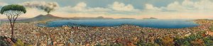 Napoli / Napoli: Panorama Generale (foto i farver) af Italian Photographer