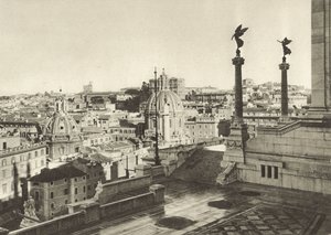 Panorama fra monumentet til Victor Emanuel af Italian Photographer