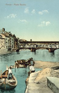 Ponte Vecchio, Firenze (farvefoto) af Italian Photographer