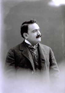 Portræt af Enrico Caruso, ca. 1900 af Italian Photographer