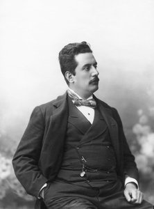 Portræt af Giacomo Puccini, ca. 1900