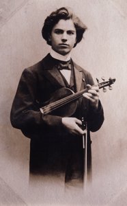 Portræt af Jan Kubelik (1880-1940), tjekkisk violinist og komponist