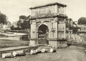Forum Romanum, Titusbuen af Italian Photographer