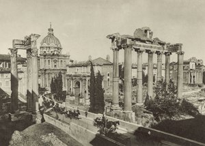 Forum Romanum med de nye udgravninger af Italian Photographer