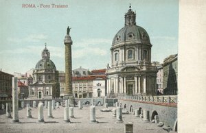 Rom, Italien, Trajans forum af Italian Photographer