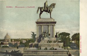 Rom, Italien, Garibaldi monument af Italian Photographer