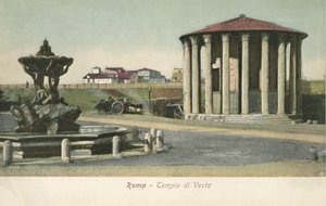 Rom, Italien, Vesta-templet af Italian Photographer