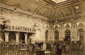San Remo, Casino Municipale, Winter Garden (s/h-billede) af Italian Photographer