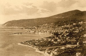 San Remo, Panorama fra Poggio (s/h foto) af Italian Photographer