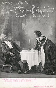 Scene fra Tosca (s/h foto) af Italian Photographer