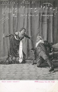 Scene fra Tosca (s/h foto) af Italian Photographer