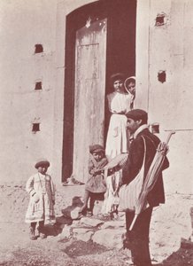 Sicilien: En omvandrende musiker (s/h-foto) af Italian Photographer