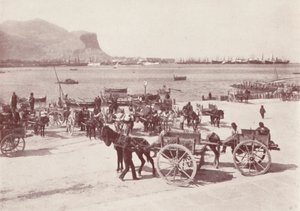 Sicilien: På kajen i Palermo (s/h-foto) af Italian Photographer