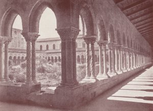 Sicilien: Klosteret, Monreale (s/h-foto) af Italian Photographer