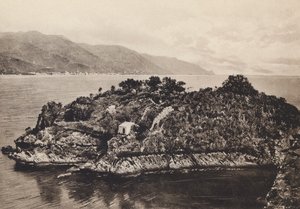Taormina, Isola S Nicola (s/h-foto) af Italian Photographer