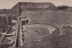 Teatro Tragico, Teater for Tragedier, dramaer (s/h-billede) af Italian Photographer