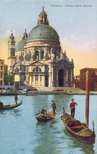 The Salute, Venedig (farvefoto) af Italian Photographer