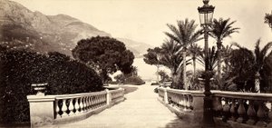 Haven ved kasinoet i Monte Carlo i Fyrstendømmet Monaco af Italian Photographer