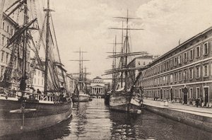 Trieste: Canale Grande (s/h-foto) af Italian Photographer