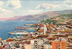 Trieste: Panorama (foto i farver) af Italian Photographer