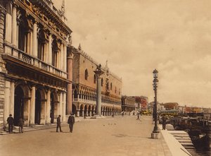 Venedig / Venedig: Molo dal Giardino Reale (foto i farver) af Italian Photographer