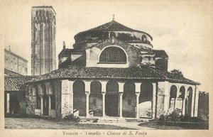 Venedig, Torcello, S Fosca-kirken af Italian Photographer