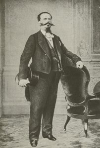 Victor Emmanuel II, konge af Italien (s/h foto) af Italian Photographer