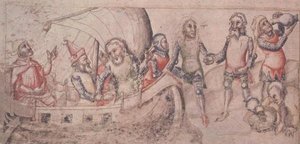 Tilføj 15477 fol.2v Jason tager af sted på sin rejse, fra 