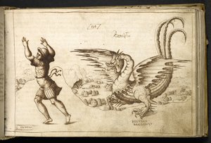 Tilføj MS 82955 f.129r Dragon fra 