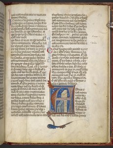 Tilføj MS 8785 Bartholomaeus Anglicus, De Proprietatibus rerum (Om tingenes egenskaber) c.1300-09 (blæk, farve og guld på vellum) af Italian School