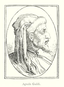 Agnolo Gaddi (Engaraving) af Italian School