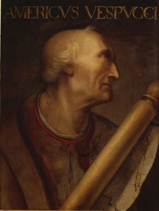 Amerigo Vespucci af Italian School