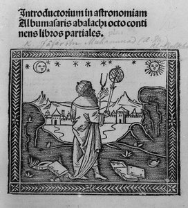 An Astronomer stargazing, fra Introductorium in Astronomiam, udgivet i Venedig 1506 af Italian School