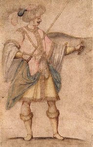 En orientalsk soldat, den florentinske skole af Italian School