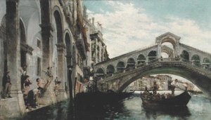 An Usual Cargo, ca. 1890 (olie på lærred) af Italian School