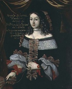 Angela Adorni, priorinde af det fromme hus af spindlere af Italian School