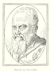 Antonio da San Gallo (gravering) af Italian School