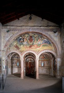 Apokalypse - fresco af Italian School