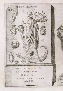 Apollo med hundehoved, 1589 af Italian School