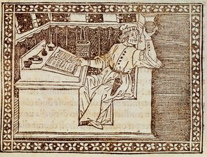 Apotheker, florentinsk gravering fra The Book of Chess af Italian School