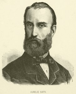 Aurelio Saffi (gravering) af Italian School