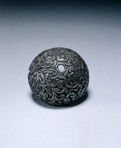 Koldekappe fra en flintlåspistol, ca. 1650-60 (stål) af Italian School