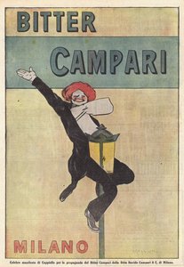 Campari Bitters (farvelitografi) af Italian School