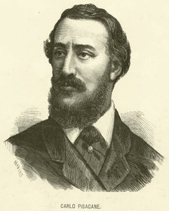 Carlo Pisacane (gravering) af Italian School