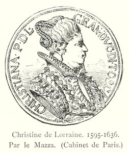 Christina af Lorraine af Italian School