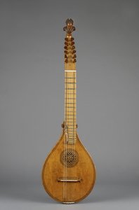 Cittern (Kreta) (ahorn, blå sten, elfenben) af Italian School