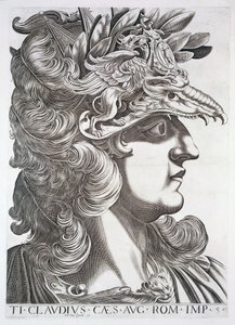 Claudius Cæsar (10 f.Kr.-54 e.Kr.) af Italian School