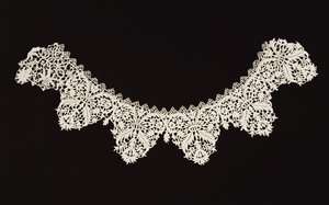 Krave, fra Venedig, 1625-50 (linned og nålekniplinger) af Italian School